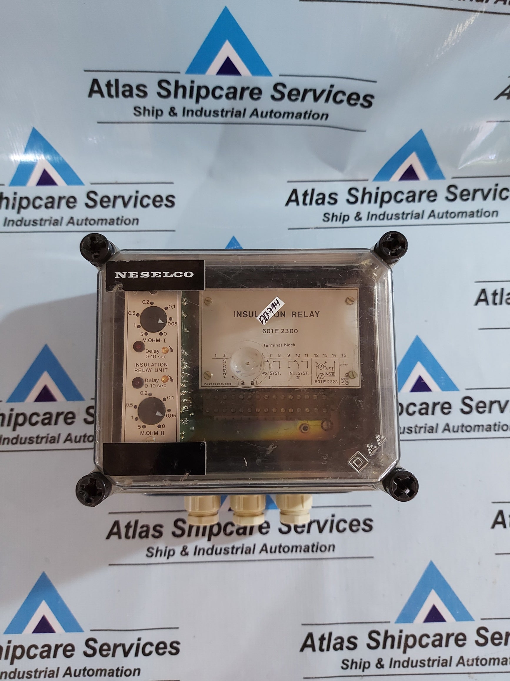 NESELCO 601 E 2300 INSULATION MONITORING RELAY TERMINAL BLOCK